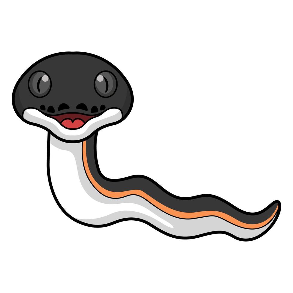 linda oro albertisi serpiente dibujos animados vector