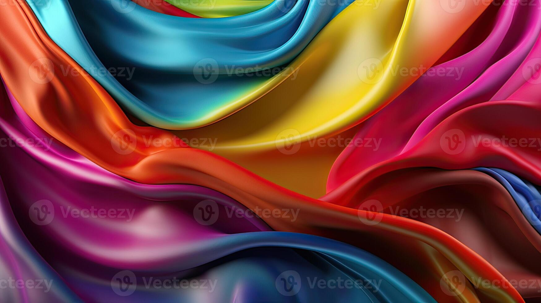 Texture, background, pattern. The texture of colorful silk fabric. Beautiful emerald colorful soft silk fabric. photo