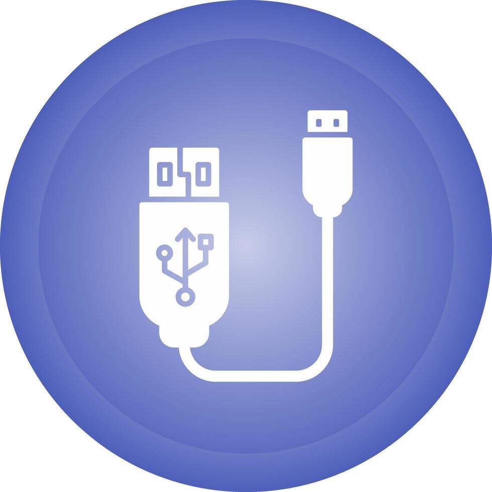 Usb Cable Vector Icon