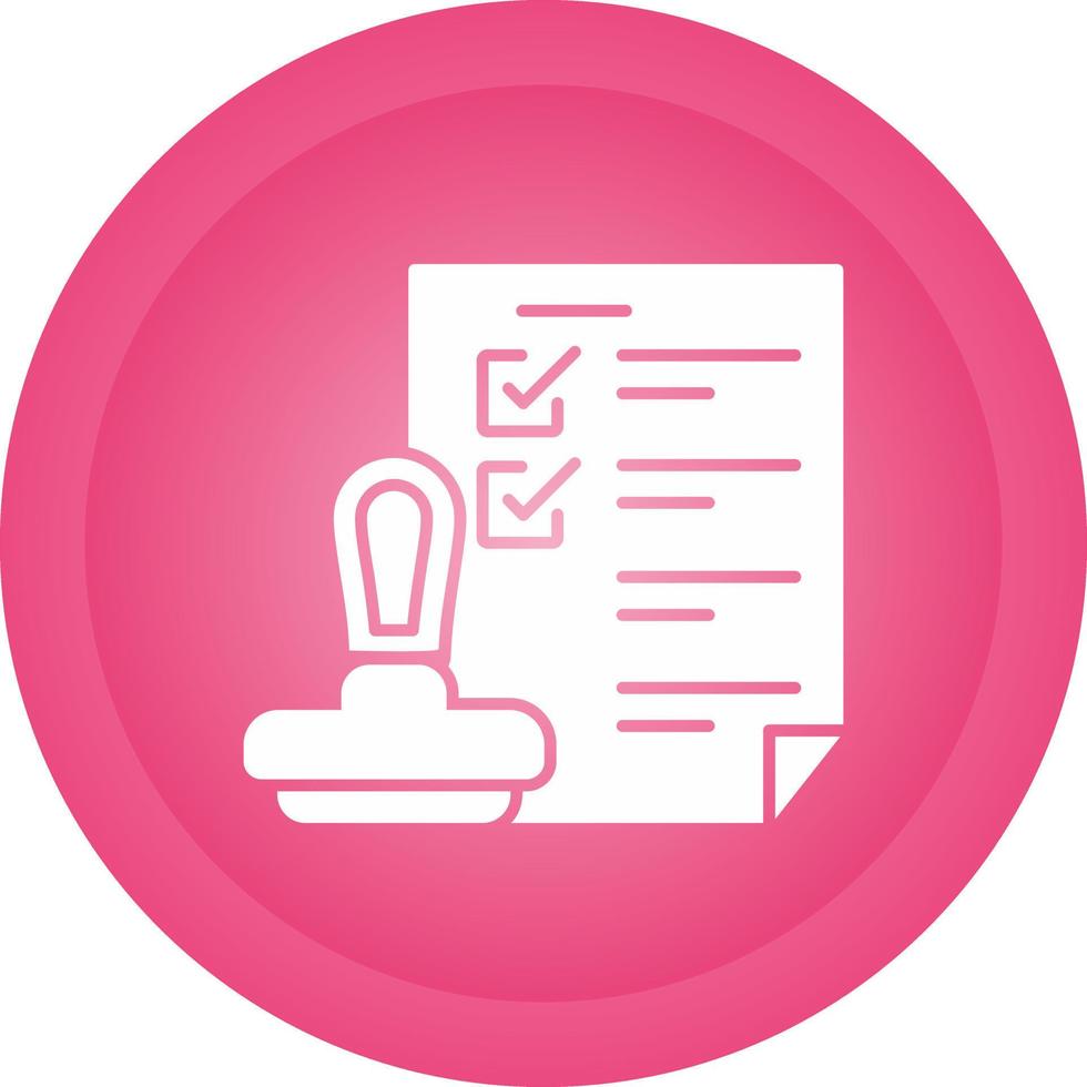 Stamp Vector Icon