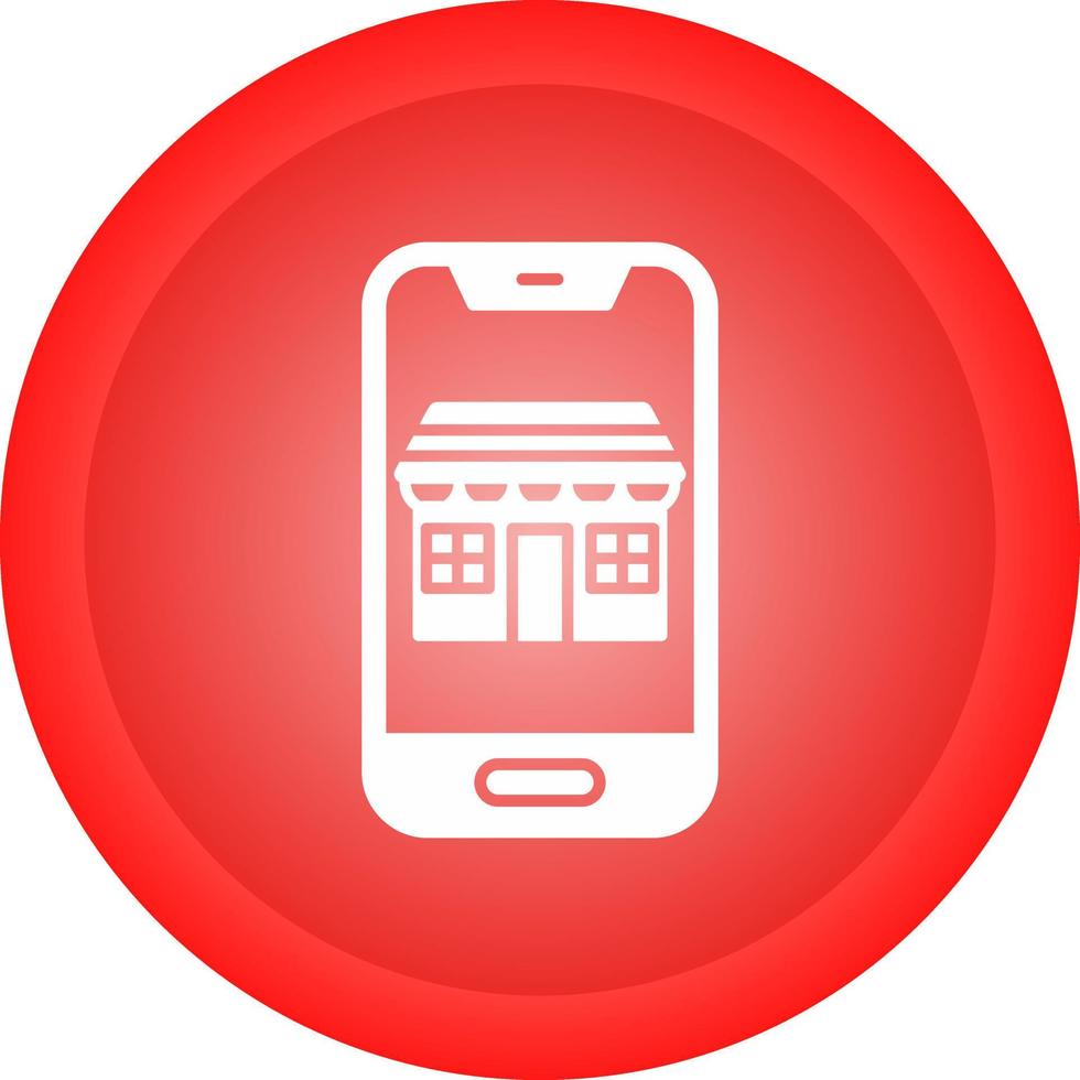 Mobile Store Vector Icon