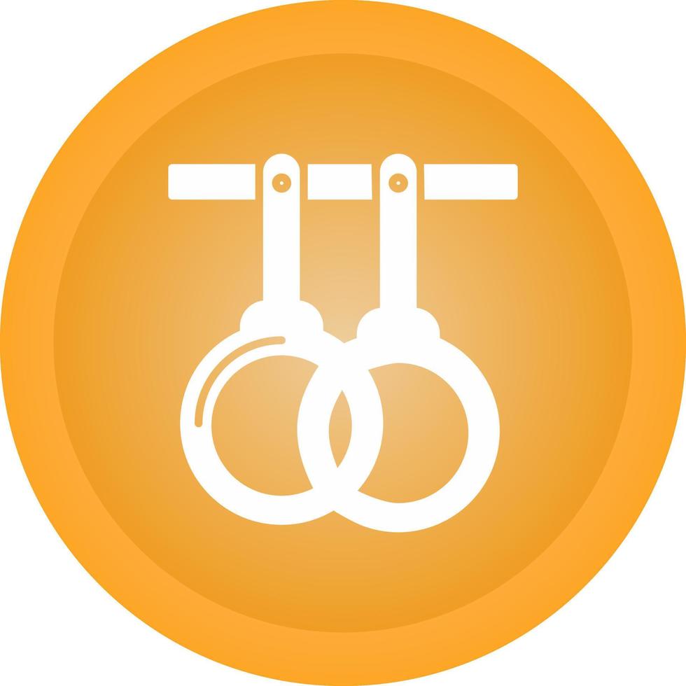 Gym Rings Vector Icon