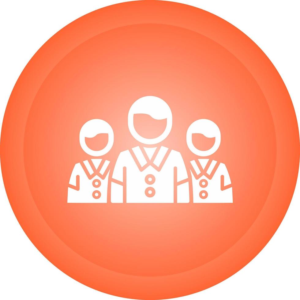 icono de vector de equipo