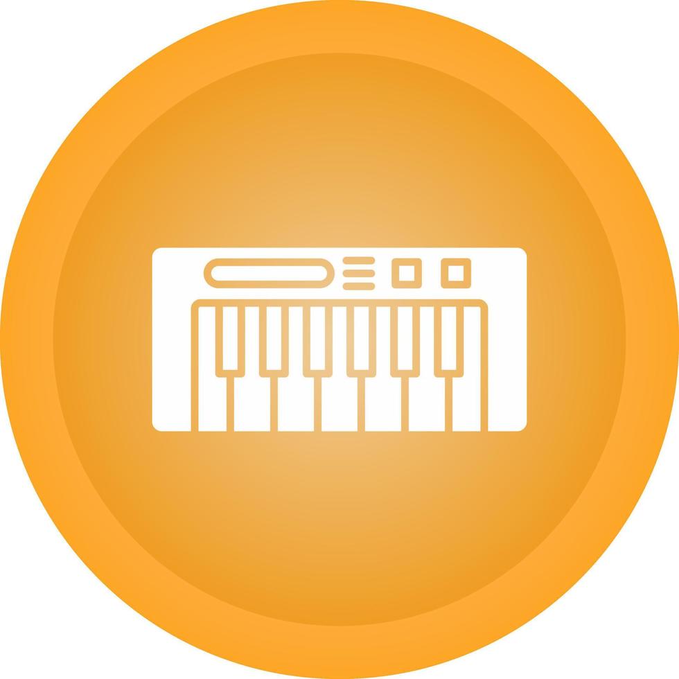 icono de vector de piano