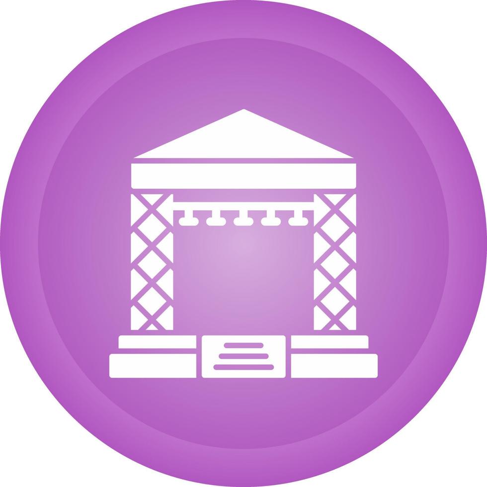 Stage Vector Icon
