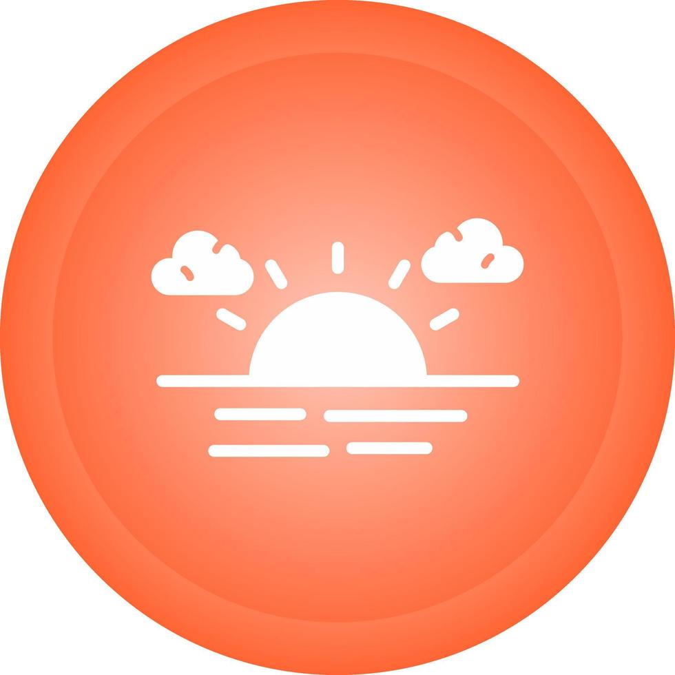 Sunset Vector Icon