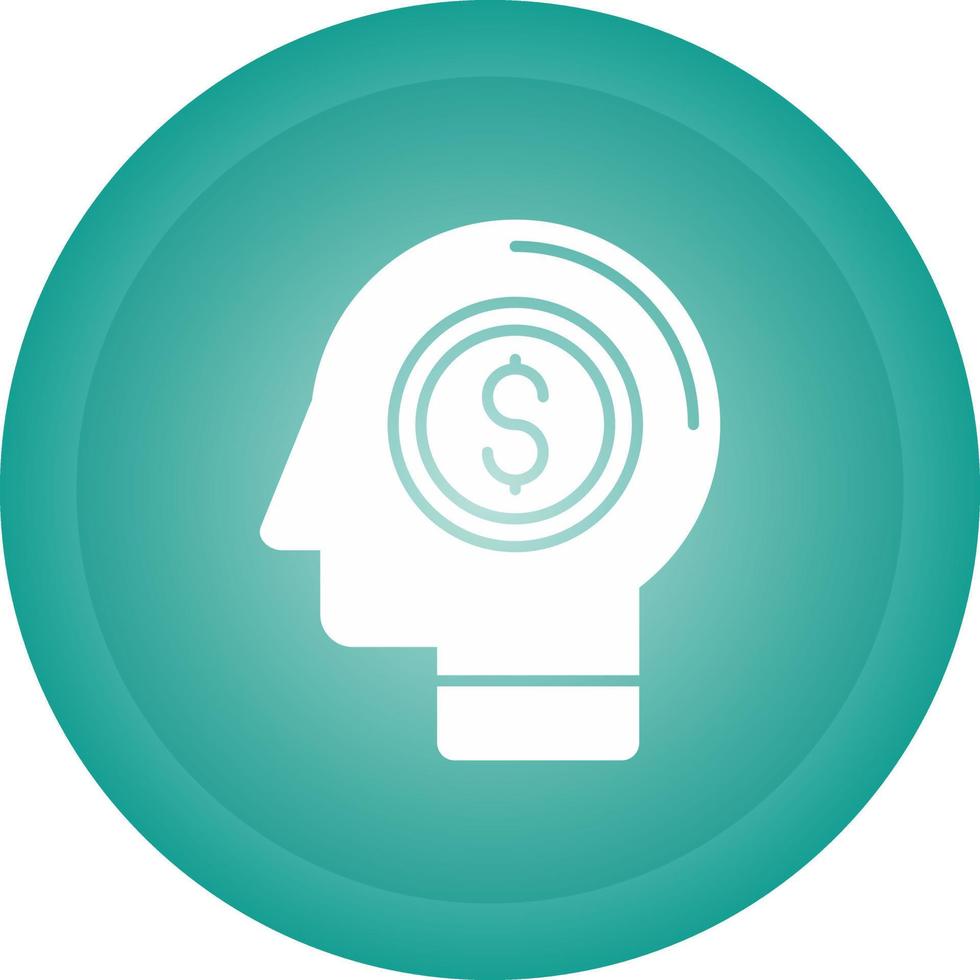Money Thinking Vector Icon