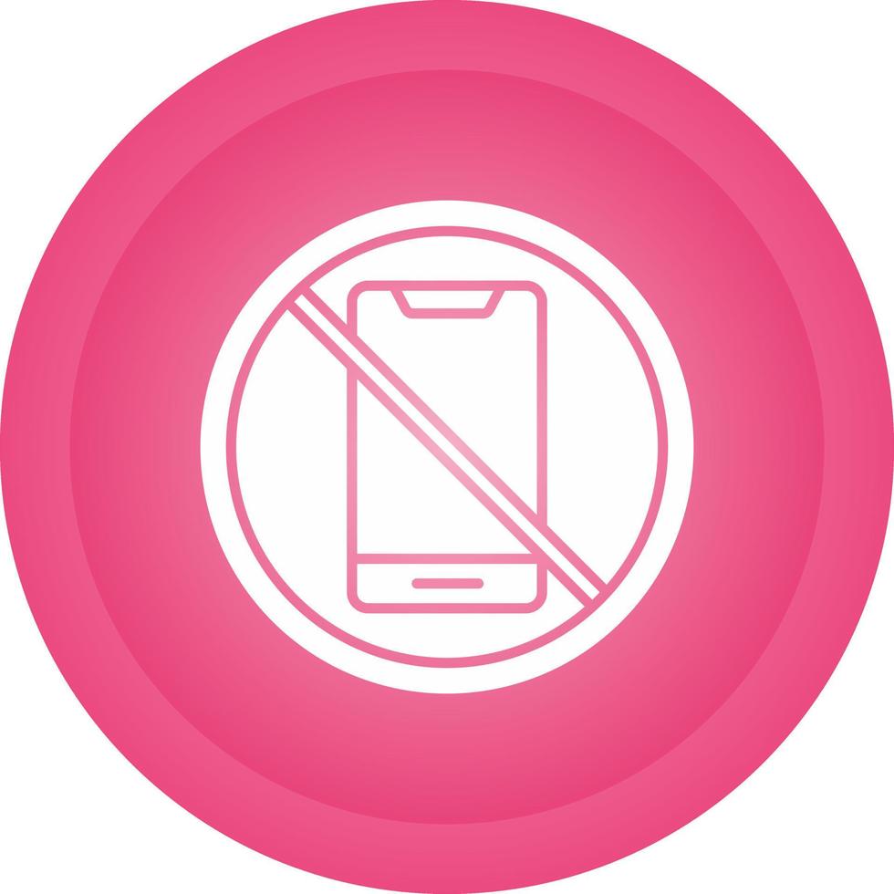 No Cell Phone Vector Icon 22677934 Vector Art at Vecteezy