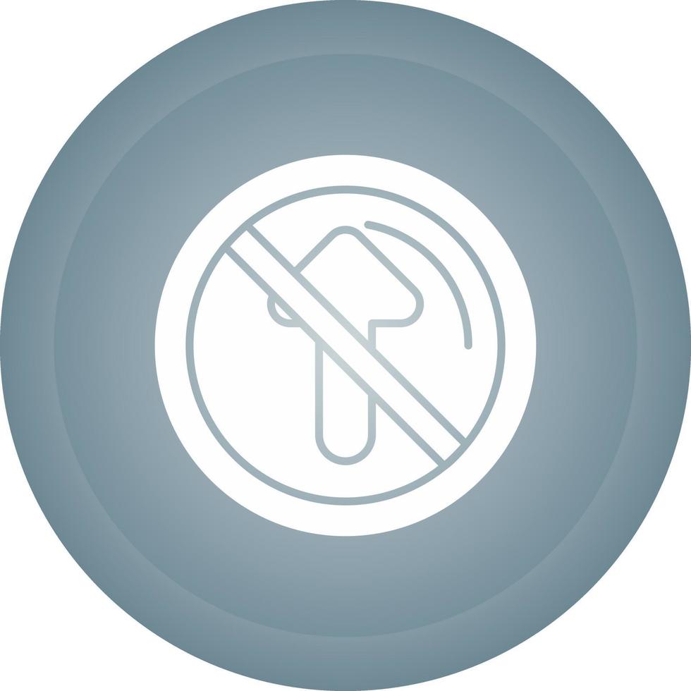 No Passing Vector Icon