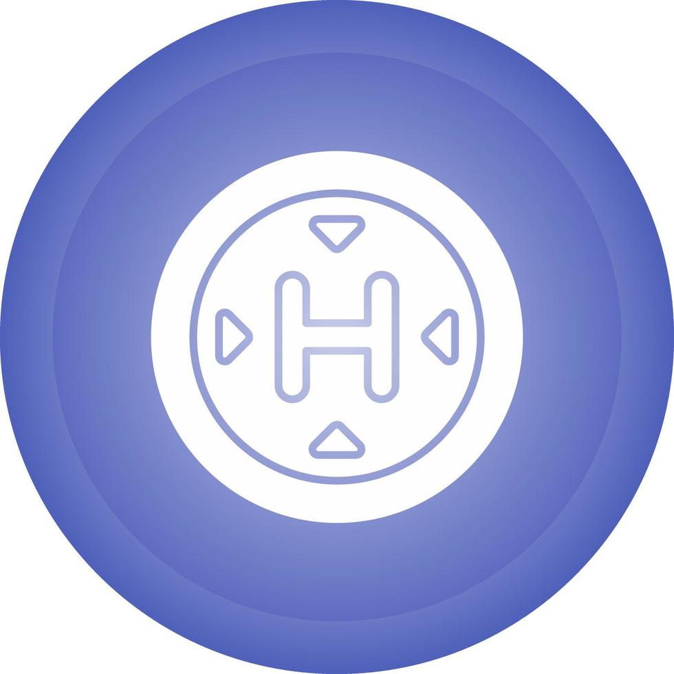 Heliport Vector Icon