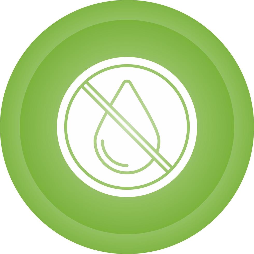No Water Vector Icon