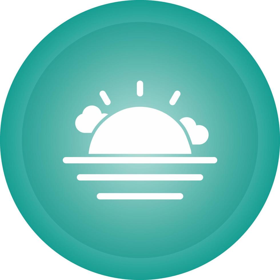 Sunset Vector Icon