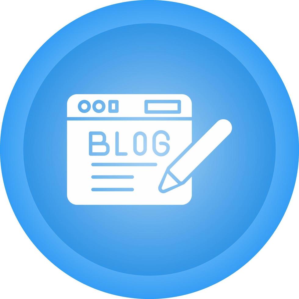 Blog Vector Icon