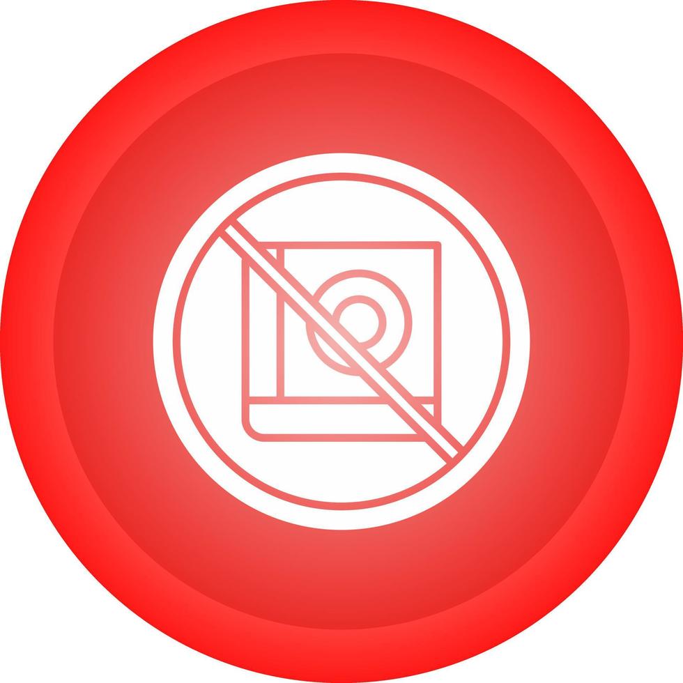 No Education Vector Icon