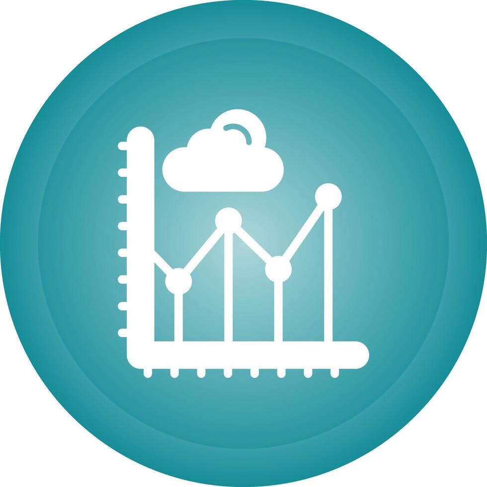 icono de vector de pronóstico