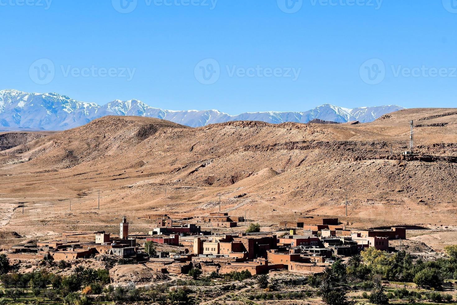 Scenic desert landscape photo