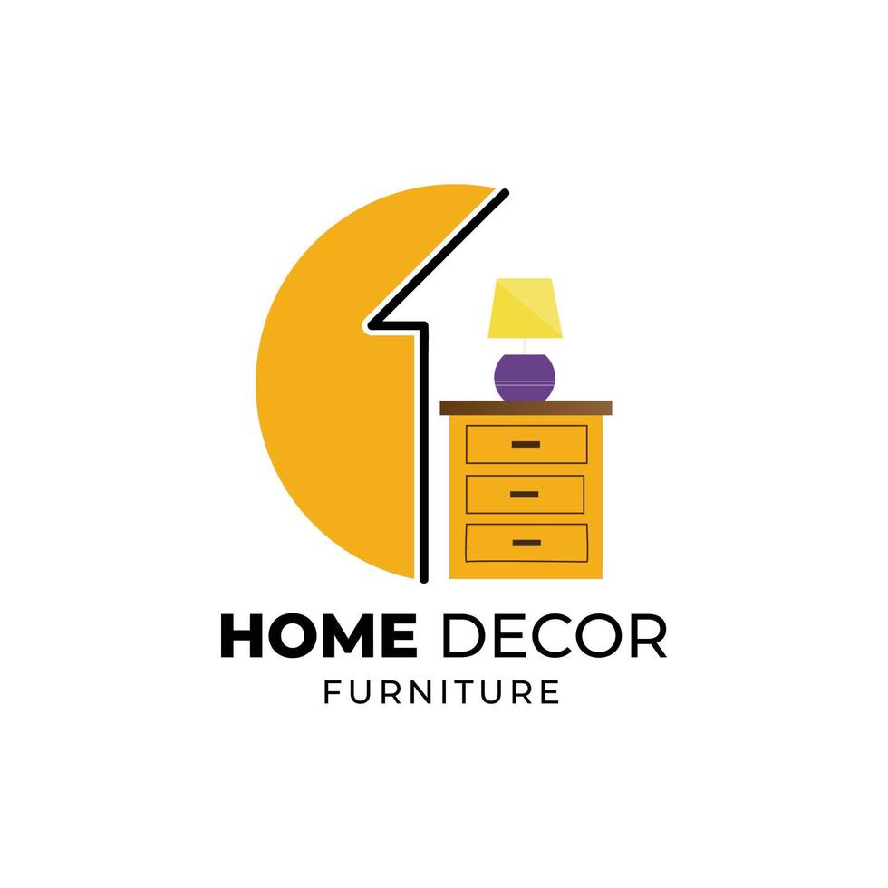Modern furniture Logo vector template