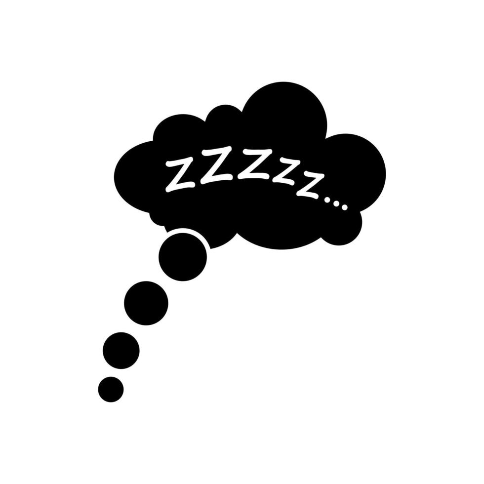 Zzz icon vector. Sleeping illustration sign. relax symbol or logo. vector