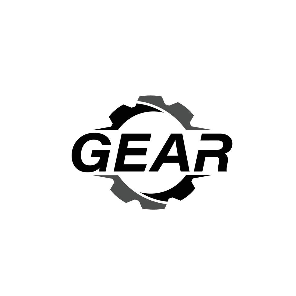 gear logo design template vector
