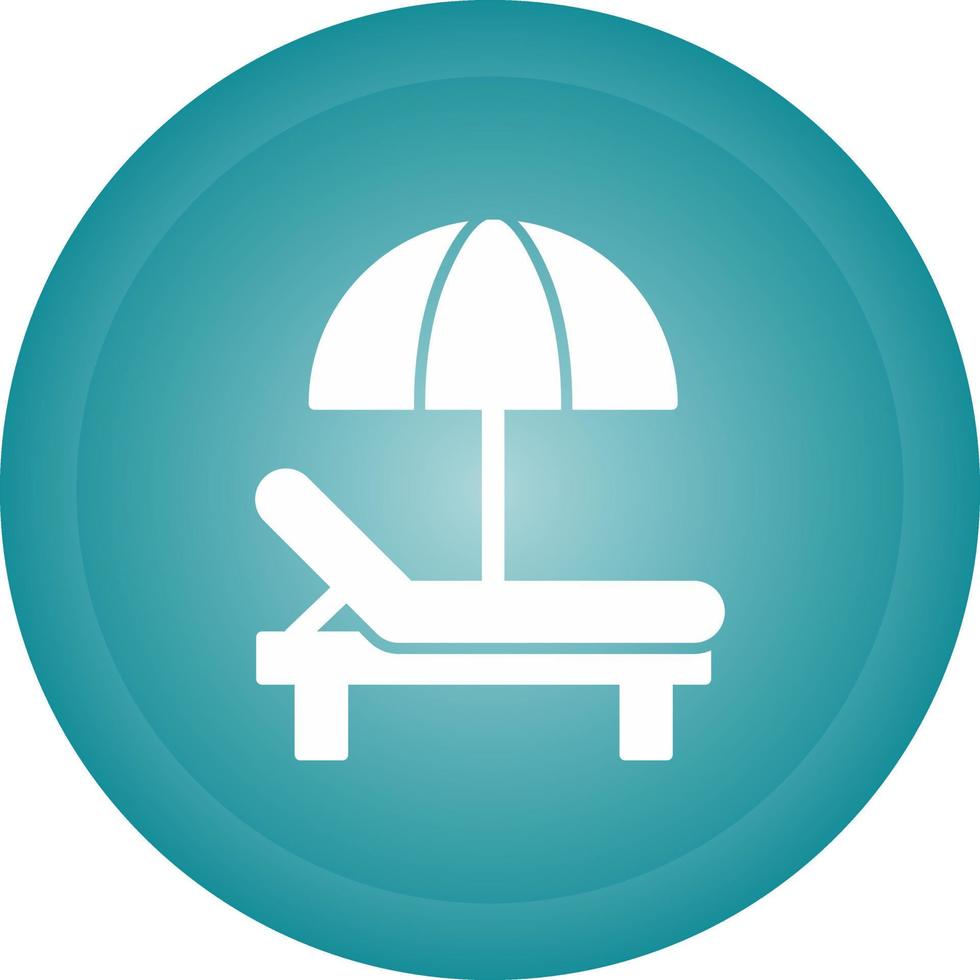 Sunbed Vector Icon