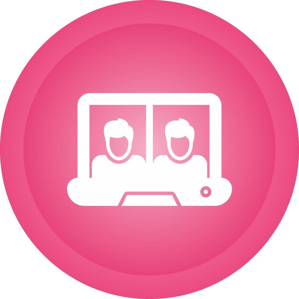 Online Class Vector Icon