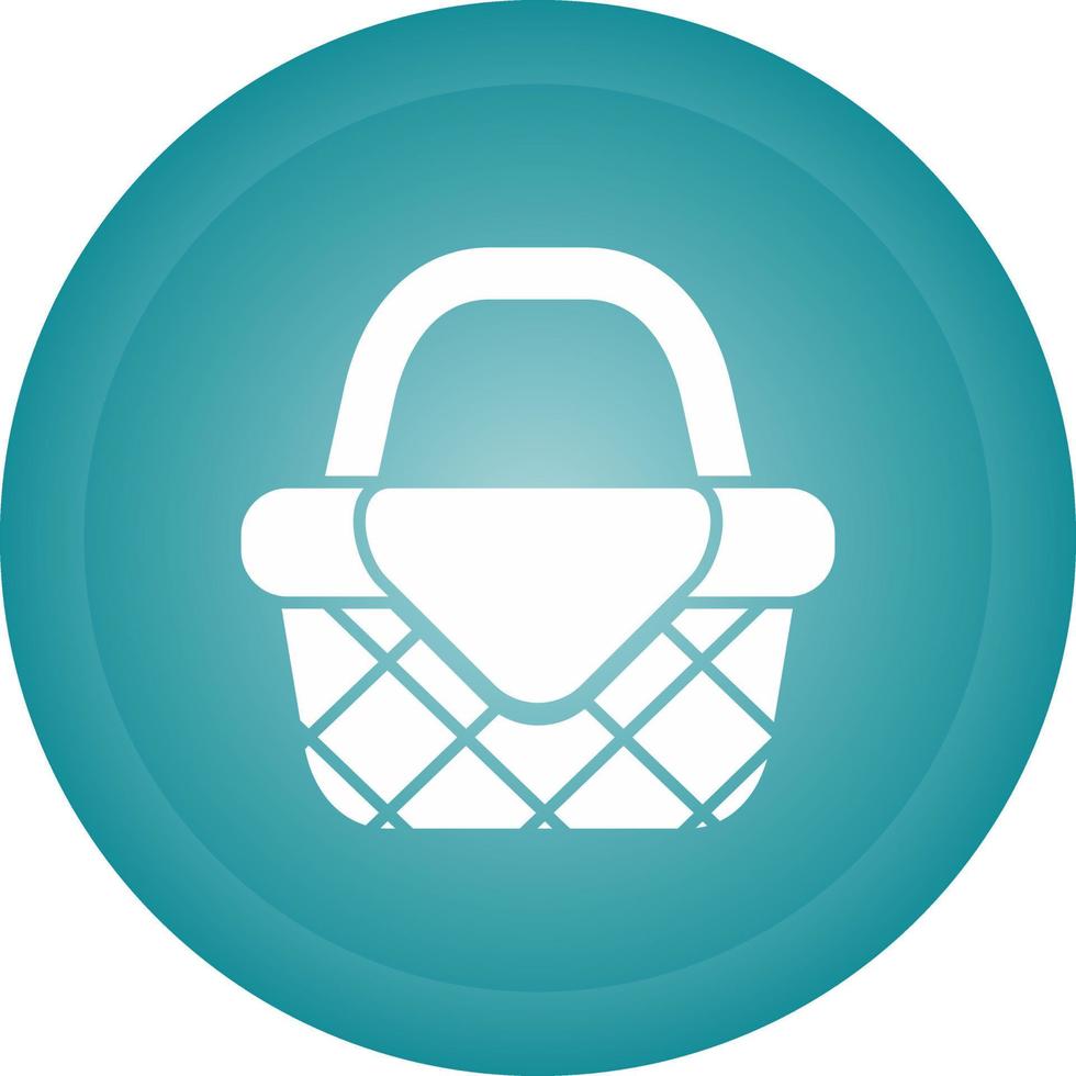 Picnic Basket Vector Icon