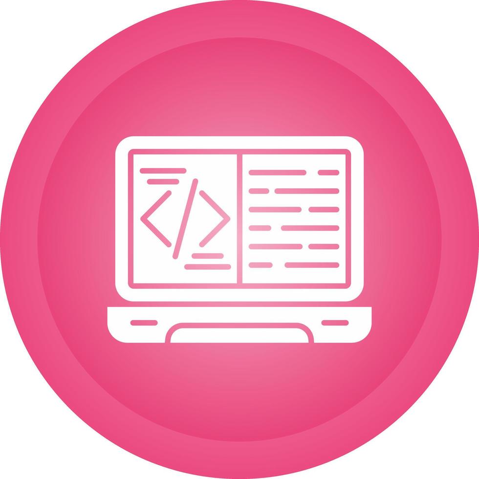 icono de vector de codificación