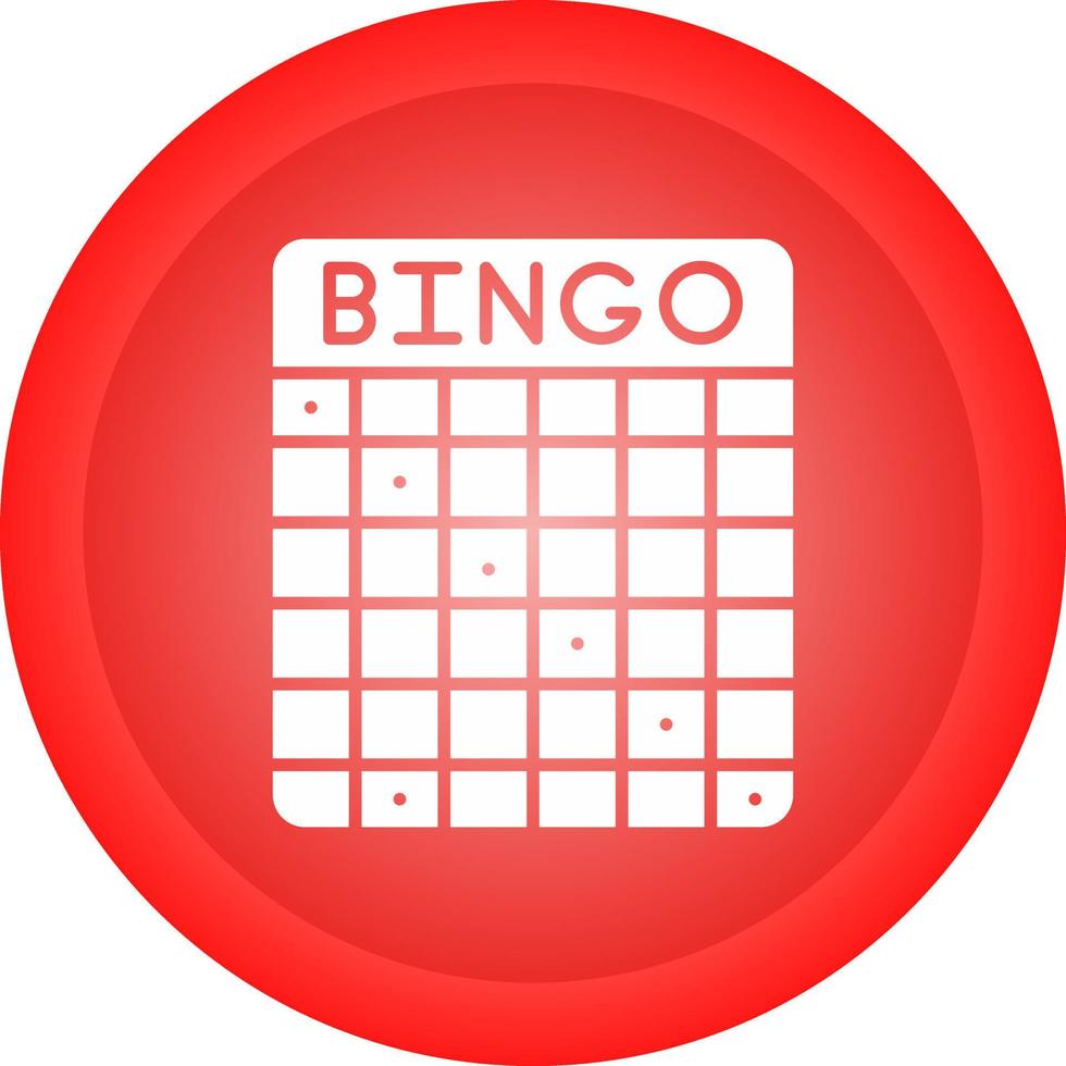 Bingo Vector Icon