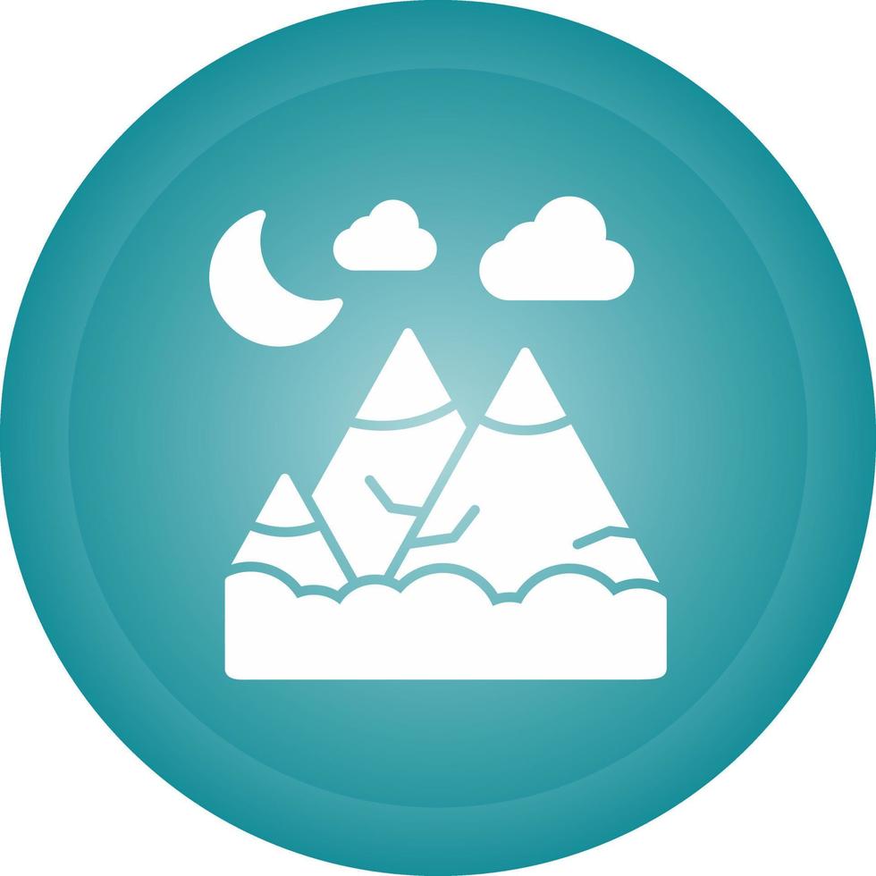 Mountains Vector Icon