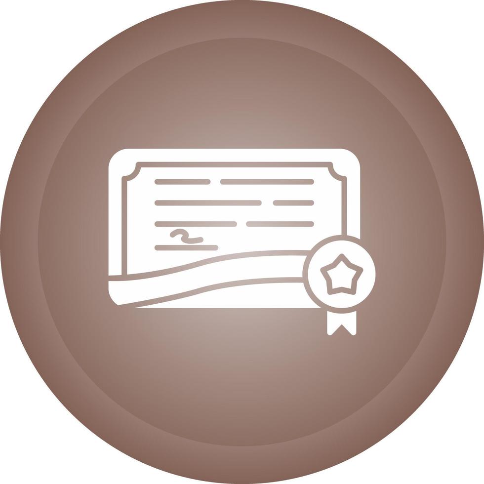 Certificate Vector Icon