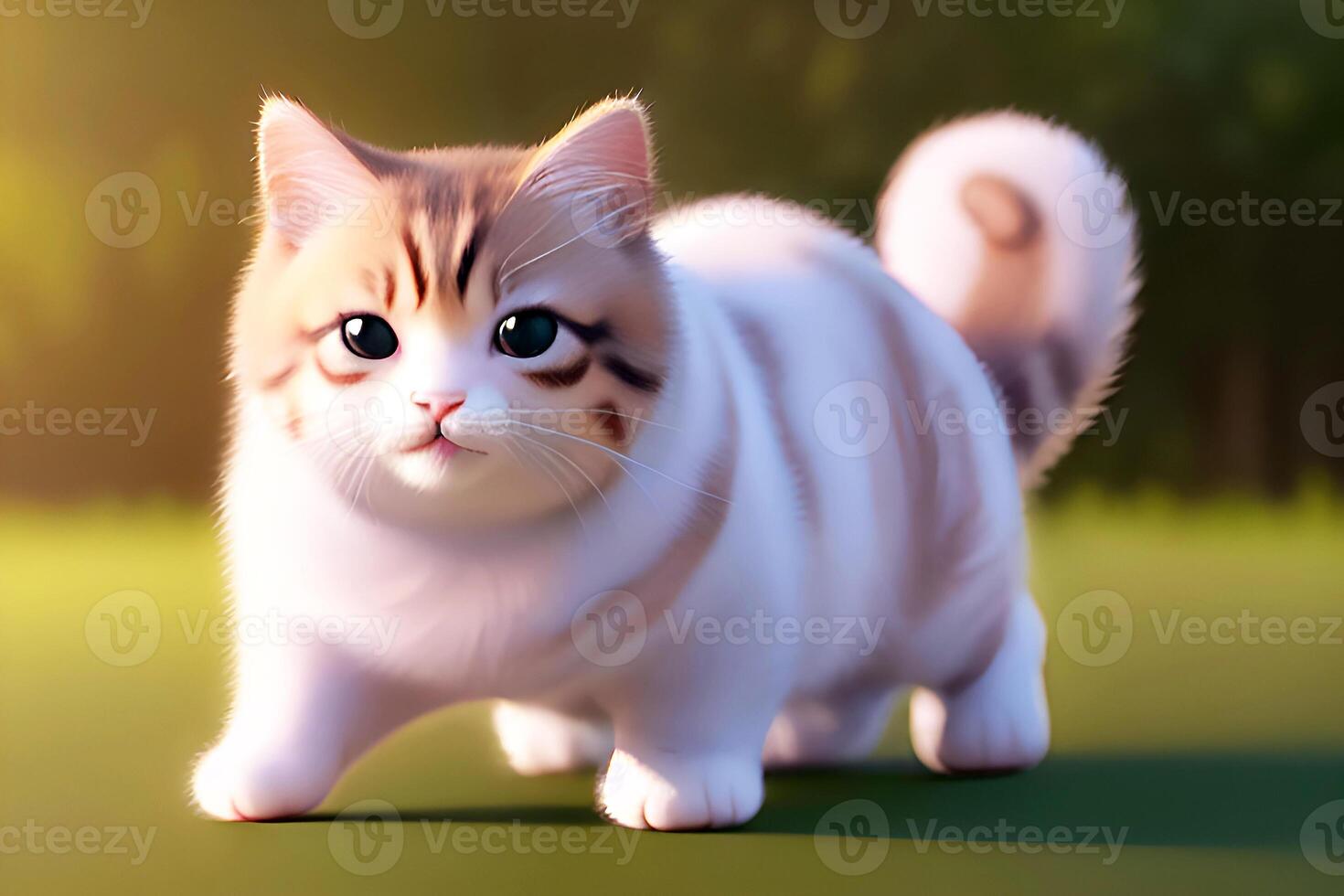Cute Chubby Cat, photo