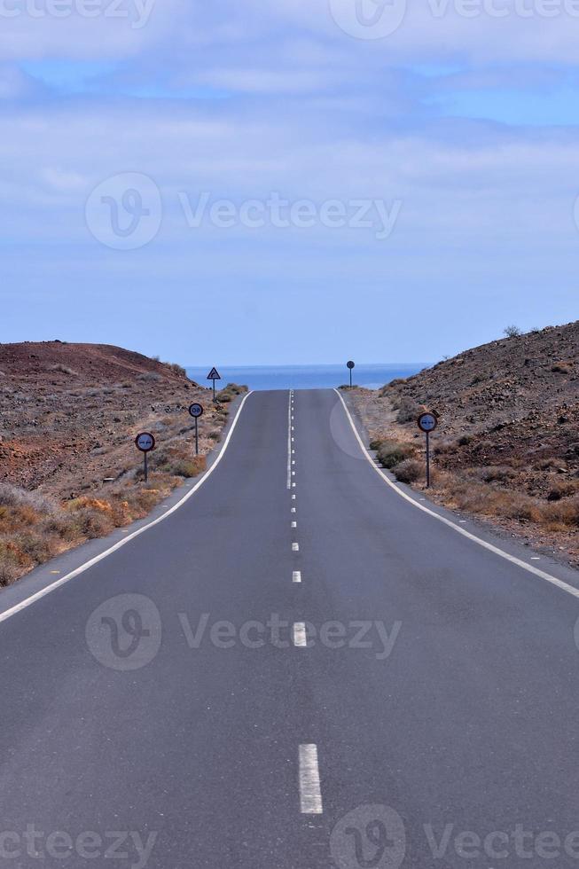 Road in the countryside photo