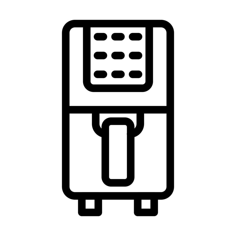 Air Fryer Icon Design vector