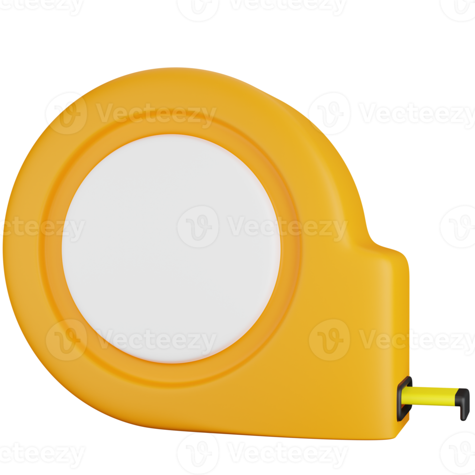 3D Icon Illustration Measuring Tape png