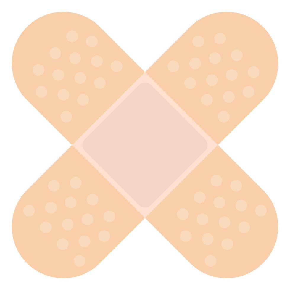 Medical plaster. Flat vector illustration