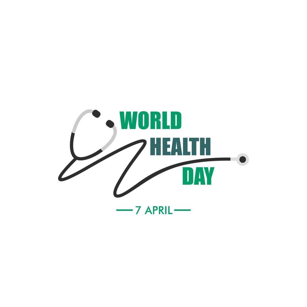 World health day design vector concept