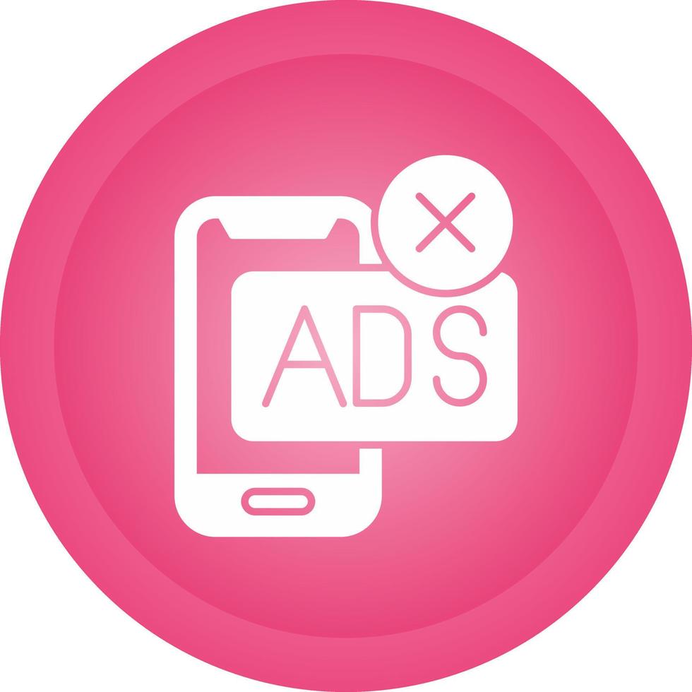 AD Block Vector Icon