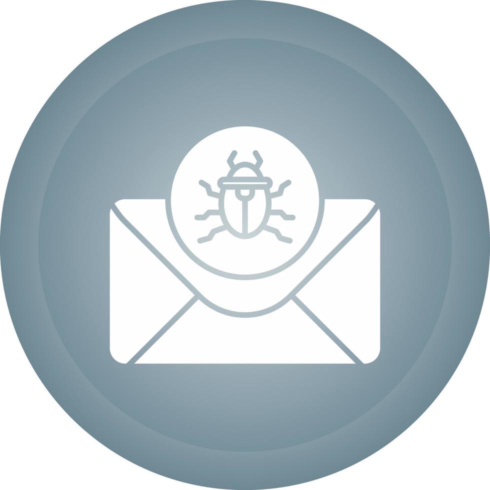 Mail Virus Vector Icon