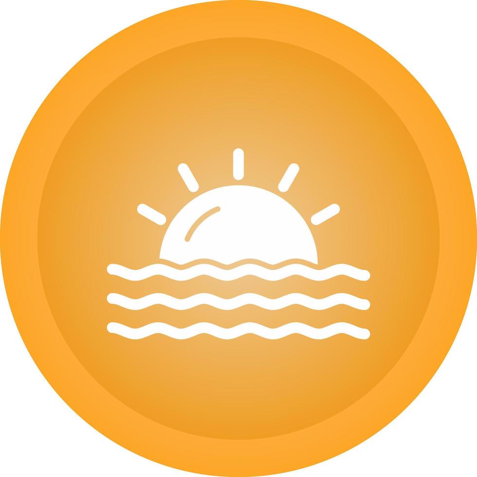 Sunset Vector Icon