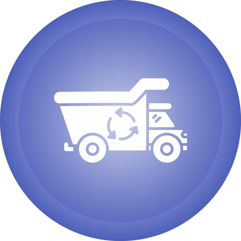 Recycling Truck Vector Icon