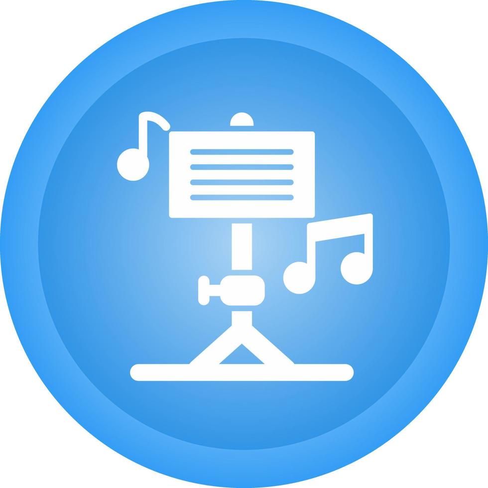 icono de vector de educación musical