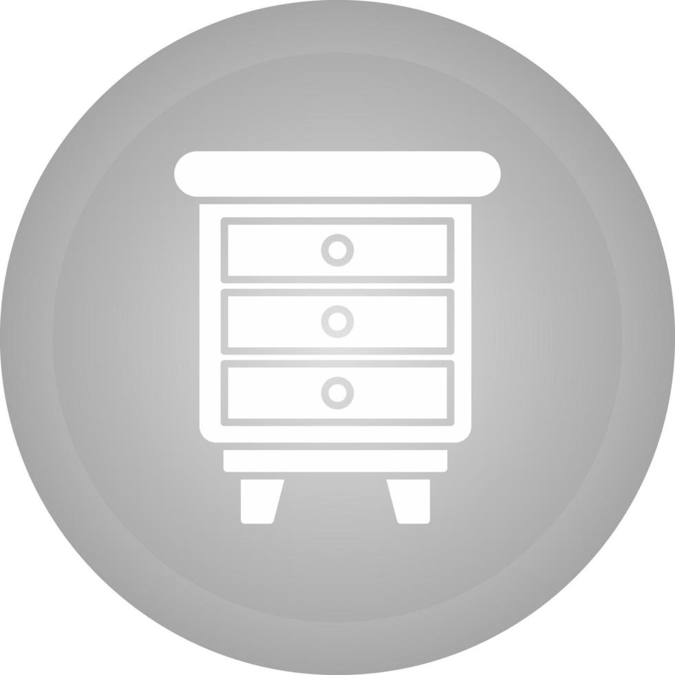 Chest Of Drawers Vector Icon