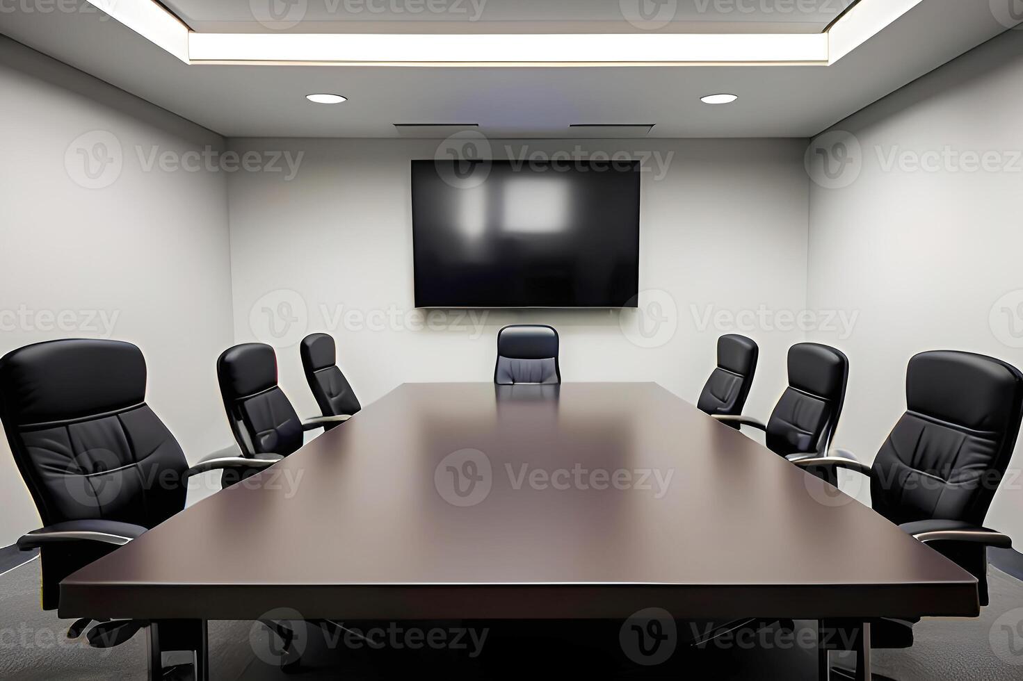 conference Meeting room with chairs and Monitor, photo