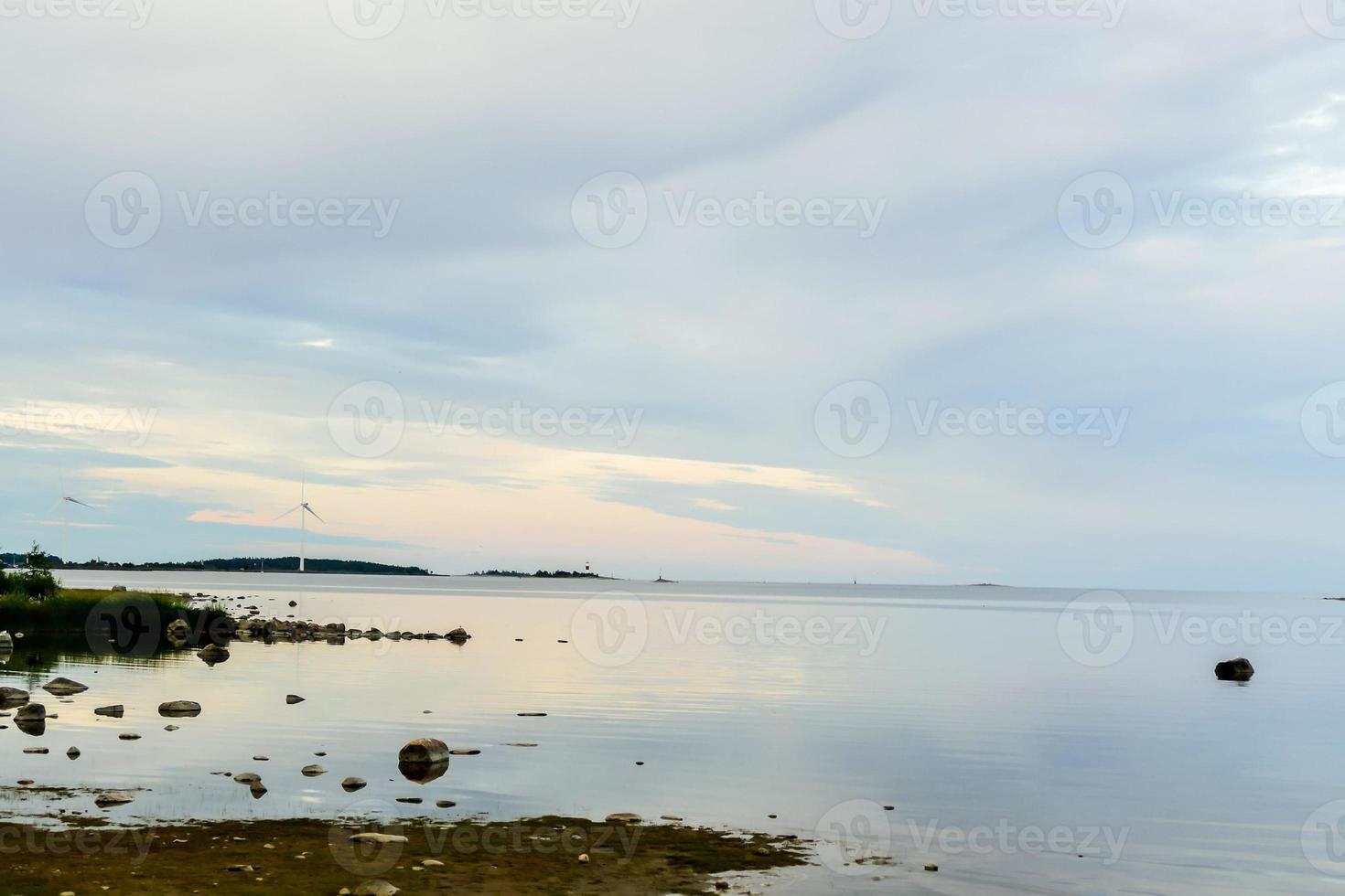 Scenic coastal view photo