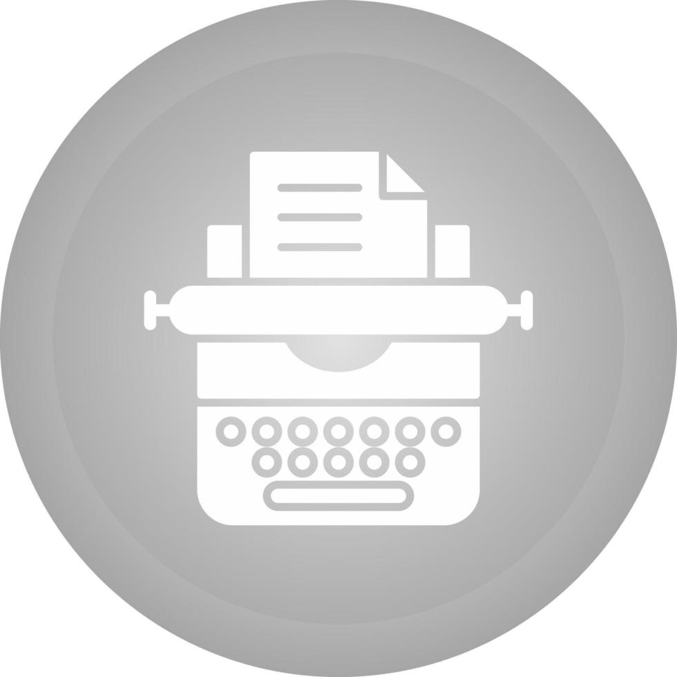 Typewriter Vector Icon