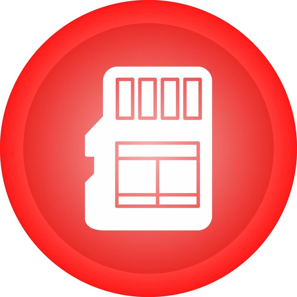 Memory Card Vector Icon
