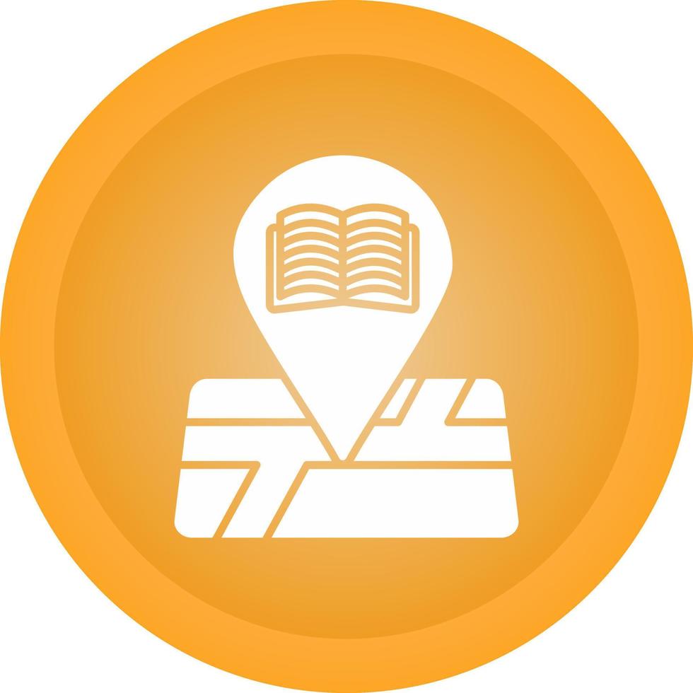 Library Location Vector Icon