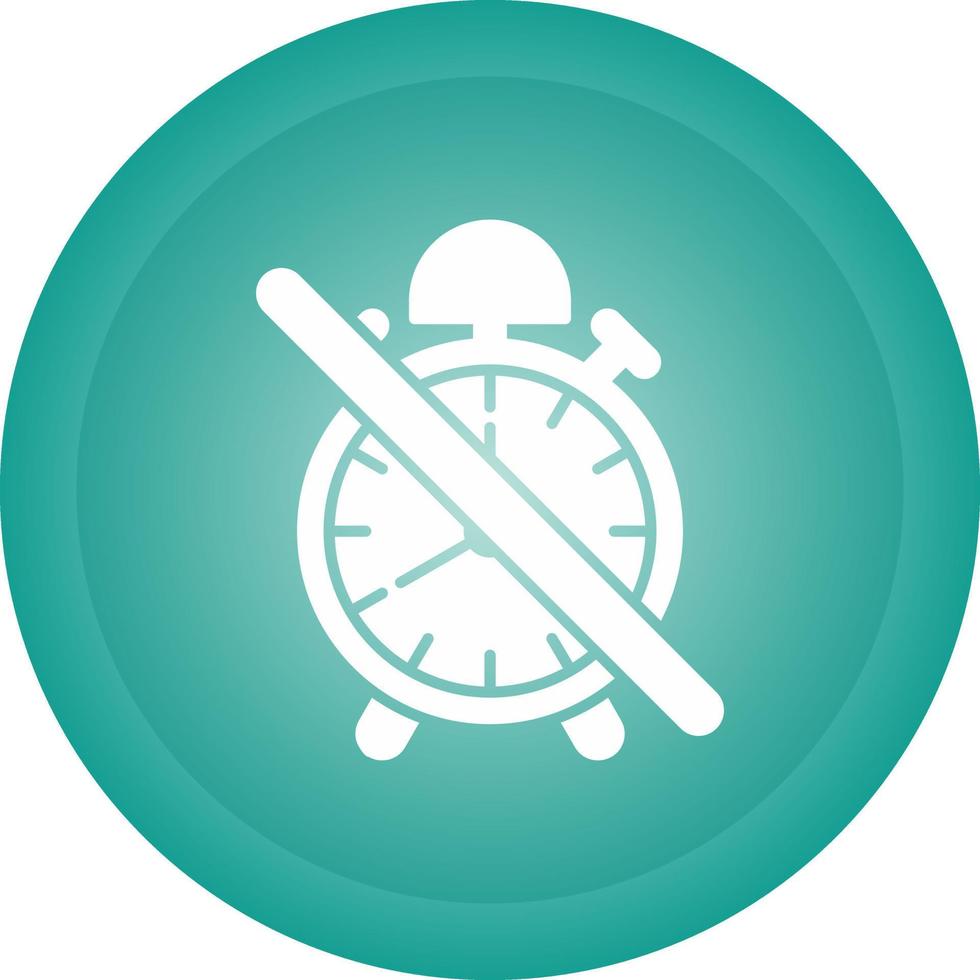 No Alarm Vector Icon