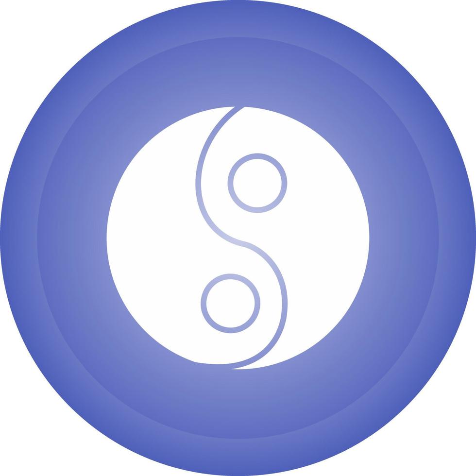 Yin Yang Vector Icon