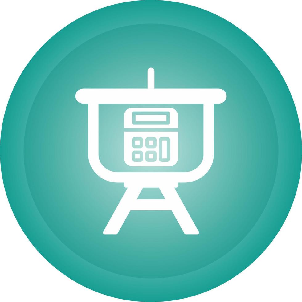 Calculation Presentation Vector Icon